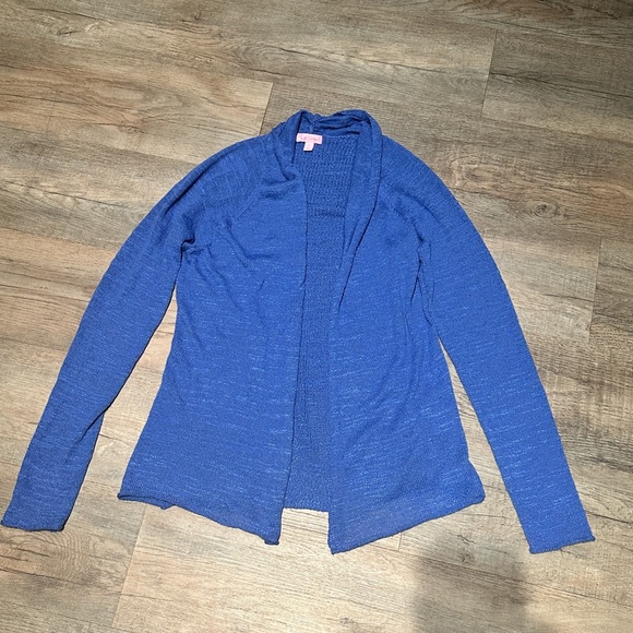 lilly pulitzer knit cardigan size L - Picture 2 of 5